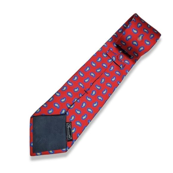 VINTAGE FACONNABLE SILK TIE - Picture 2 of 3